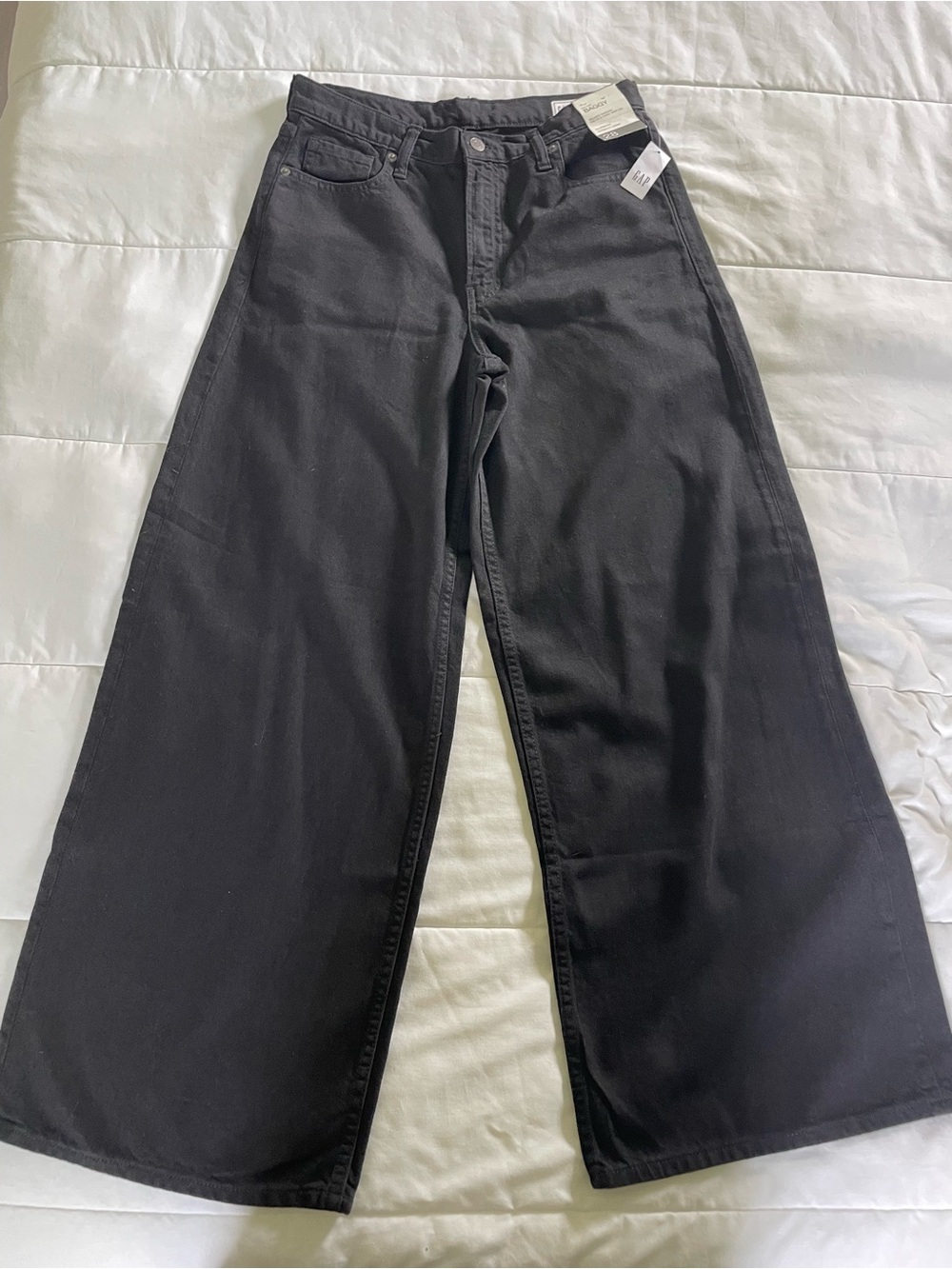 GAP Mid Rise Baggy Jeans in Black
